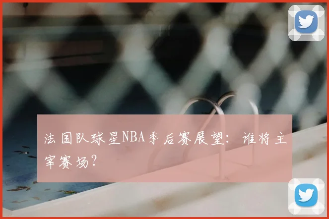 法国队球星NBA季后赛展望:谁将主宰赛场?
